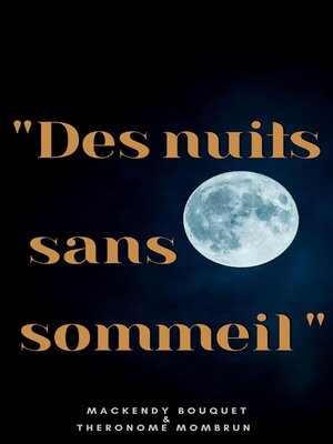 cover image of Des nuits sans sommeil